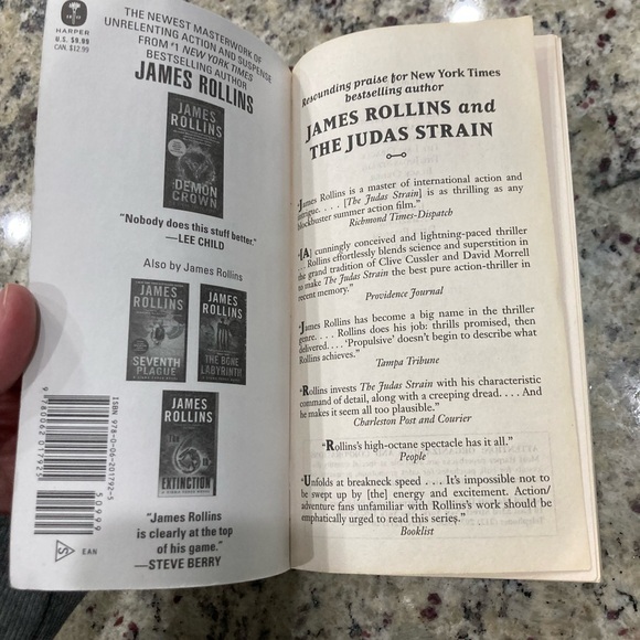 The Judas Strain by James Rollins in paperback GUC A Sigma Force Novel - Picture 7 of 7